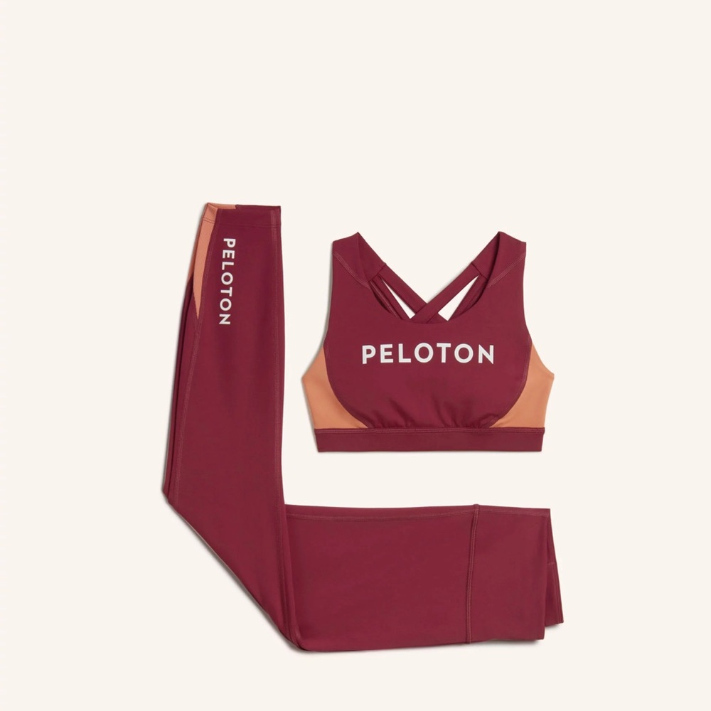 Peloton bra and leggings set